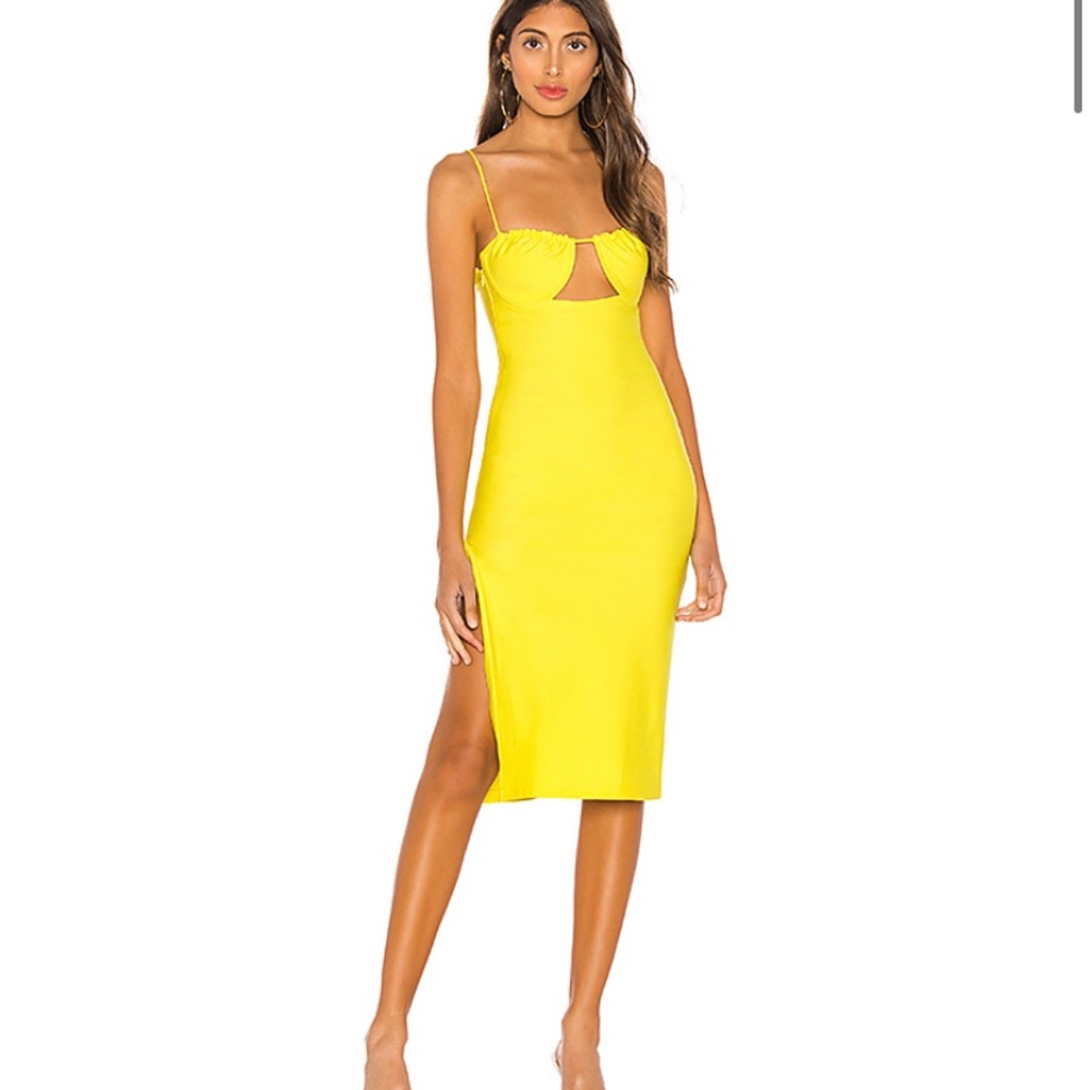 Revolve yellow dress